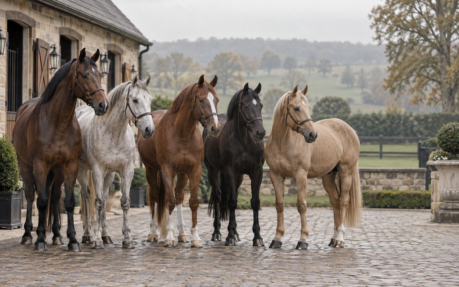 Horse observed outdoors